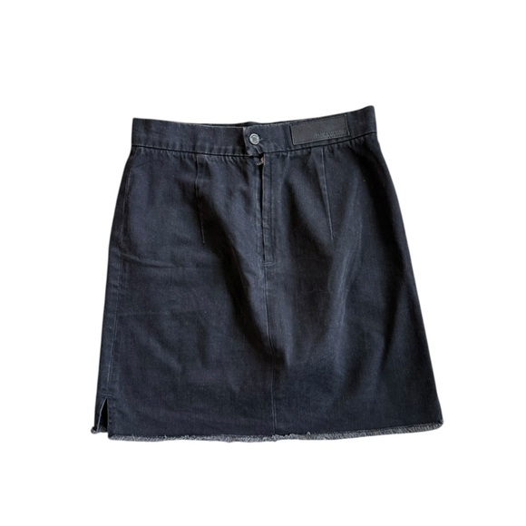 Zadig & Voltaire Juny Black Denim Skirt - Picture 5 of 8